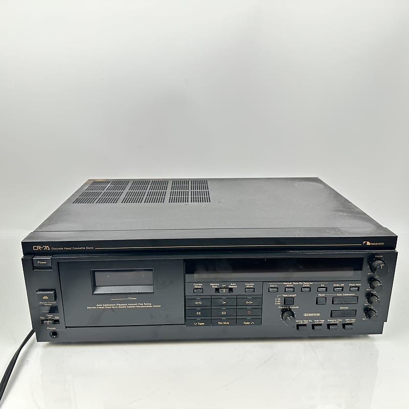 Nakamichi CR-7A 3 Head Cassette Recorder  			