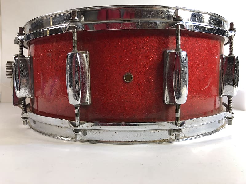 Vintage Japanese Snare Drum MIJ Stencil 60’s and 70’s Red Reverb