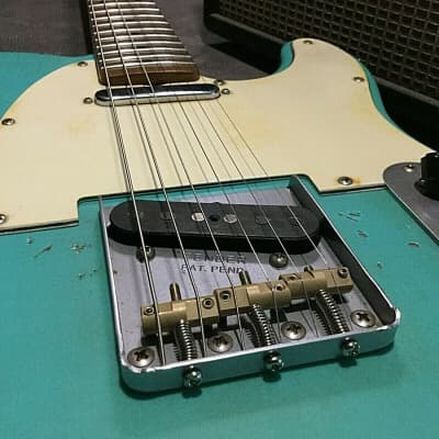 Relic Fender Vintera 60's Telecaster Modified Road Worn Surf Green by Nate's Relic Guitars image 2