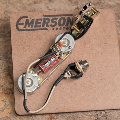Emerson Custom Tele 3-Way 250k Prewired Kit Assembly for sale