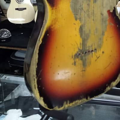 Fender Custom Shop L-Series 1964 Telecaster Super Heavy Relic 3-Colour Sunburst Rosewood 9231991800 image 3