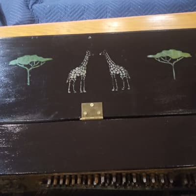 Chickering 40" Art Painted Console Piano c1947 #188130 image 5