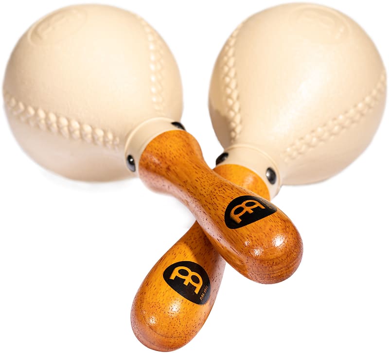 Meinl Percussion Maracas, Standard Concert Size with ABS Plastic Shells and  Wooden Handles (PM2BG)