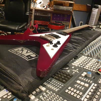 ESP Edwards Custom Flying V Artist Owned by FAMOUS guitarist And metal producer Andy Sneap! image 5