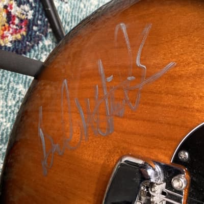 Music Man Brad Whitford’s Aerosmith, Stingray, Guitar, Signed! Authenticated! (BW2 #28) - Sunburst image 2