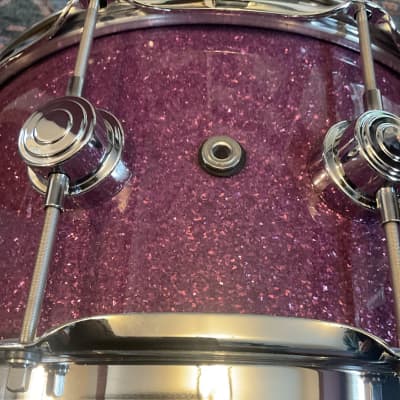 DW Collector’s Series SSC Maple Snare 6.5x14 Purple Glass W/Chrome HW image 12