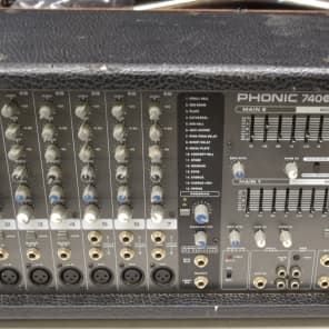 Phonic Powerpod 740 Plus 2X220W 7-Channel Powered Mixer with Digital  Effects Regular