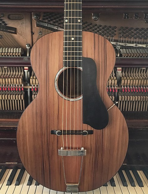 Wide Sky Guitars: PL1, a Gibson L1 replica, 2018 Antique Natural image 1