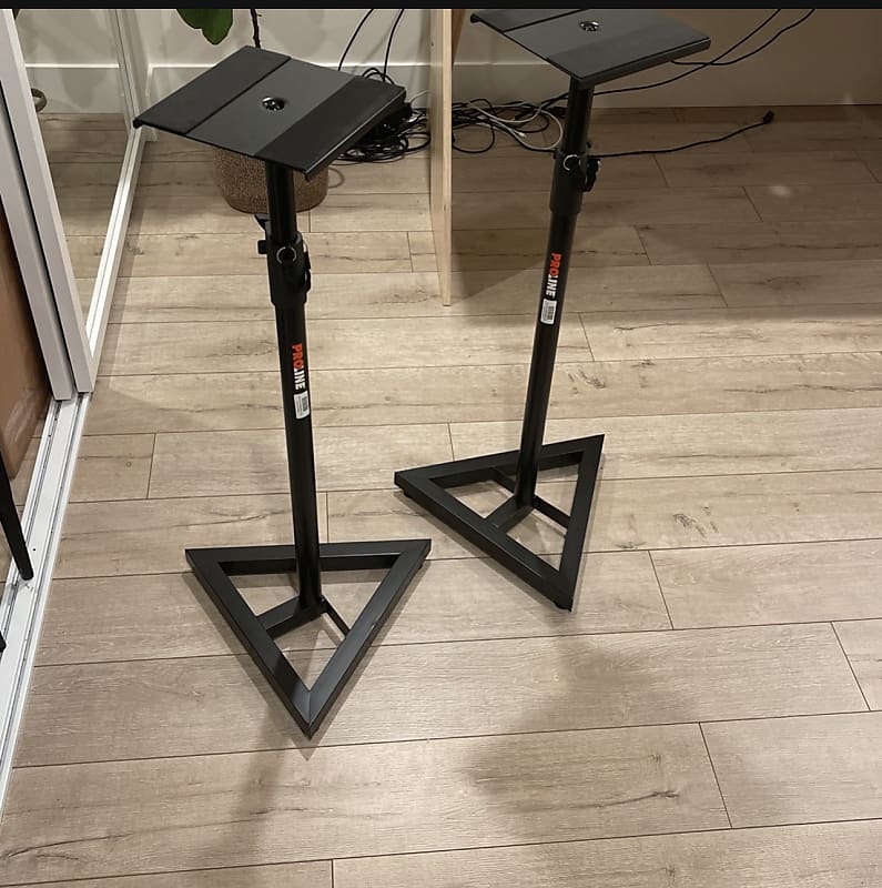 Proline Adjustable Speaker Stands 2022 Black Reverb