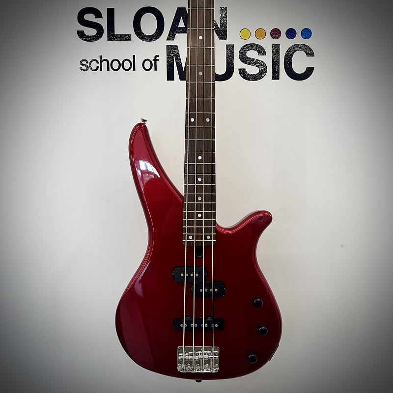Yamaha RBX170 4-String Bass Guitar Metallic Red | Reverb