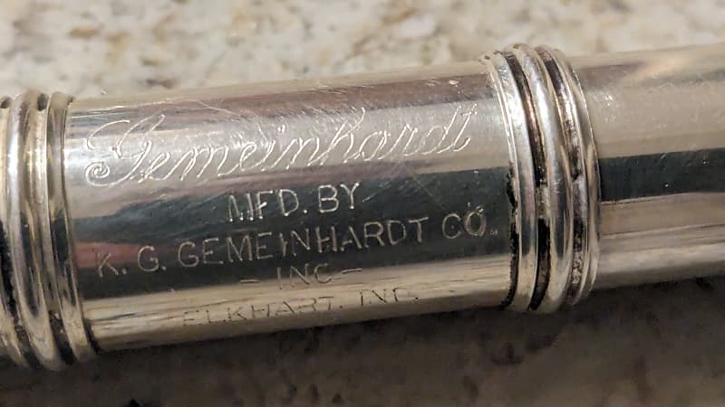Gemeinhardt M2 1962-1965 - Silver Plated Flute 21427 Serial Number image 1