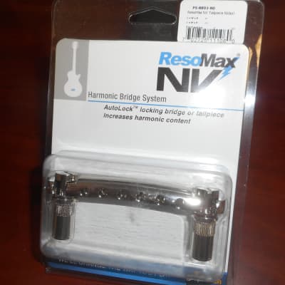 Graph Tech Resomax NV Tailpiece With AutoLock Posts - NICKEL image 1