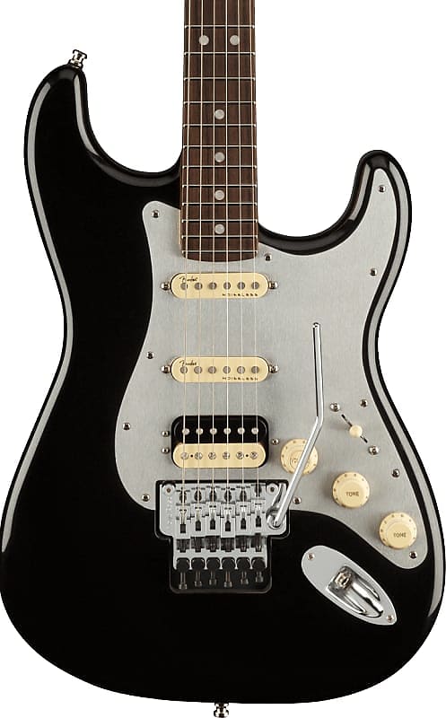 Fender Ultra Luxe Stratocaster HSS w/ Floyd Rose. Rosewood Fingerboard, Mystic Black image 1