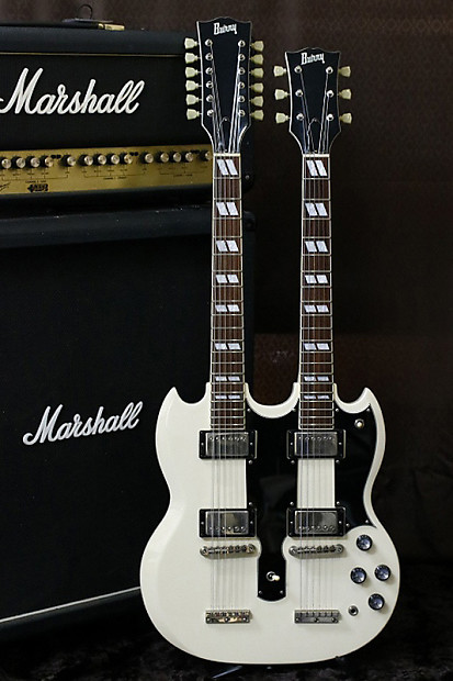 RARE Color! '90s Fernandes Burny RSG-140JP Double Neck SG