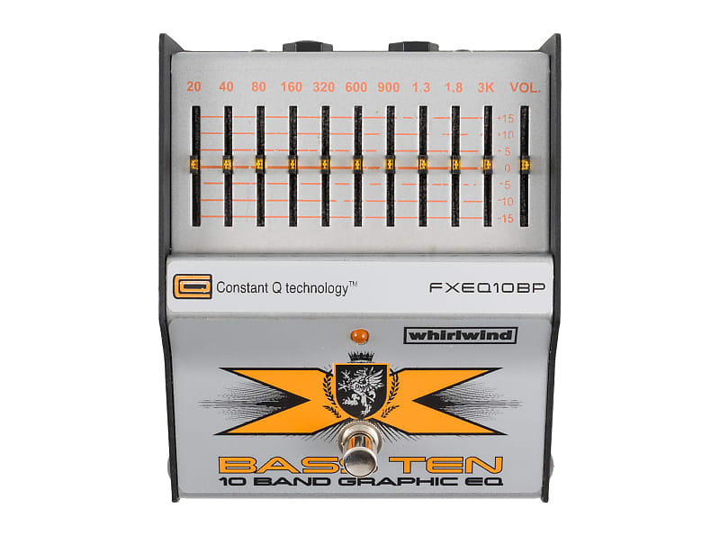 Amazon.com: Whirlwind Bass Ten 10-Band Bass EQ Pedal