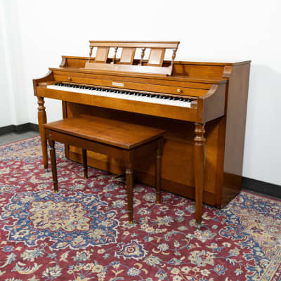 Baldwin Acrosonic Classic Upright Piano | Satin Walnut | SN: 10744477 image 1