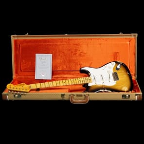 Fender  Custom Shop 1956 Stratocaster Heavy Relic 2013 Sunburst image 12