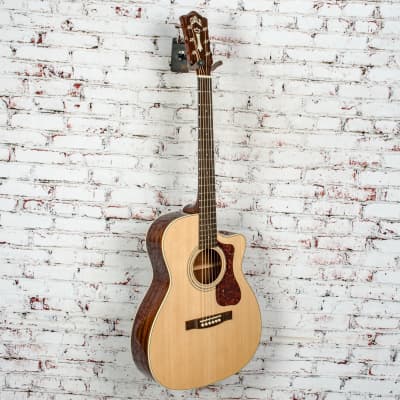 Guild - OM140CE - Single Cut Acoustic/Electric Guitar, Natural - w/ Case - x1093 - USED image 3