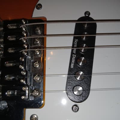 Pignose Electric Guitar w Seymour Duncan Dimarzio Pups Sunburst Stratocaster image 7