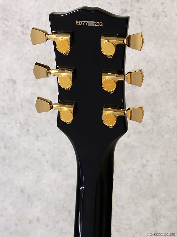 Edwards E-LP-CTM Black w/Hardshell Case, LP Custom Style