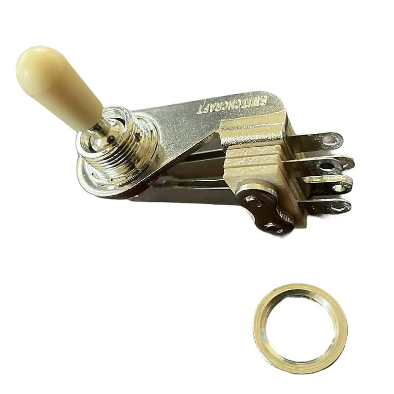 Switchcraft Right Angle 3-way Toggle Switch Chrome | Reverb
