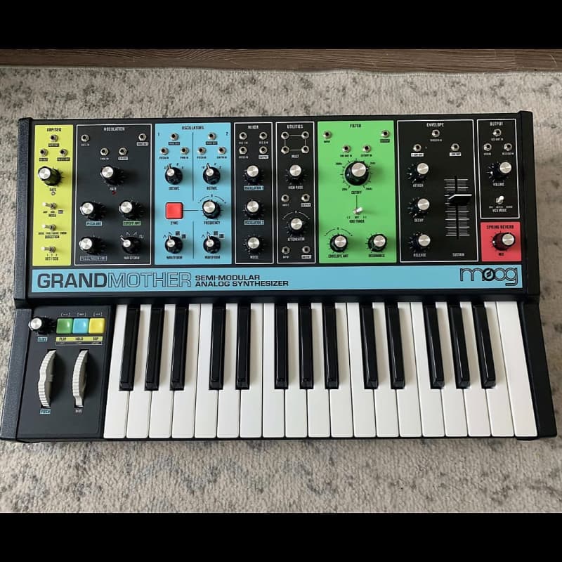Moog Grandmother Semi-Modular Analog Synthesizer and Step