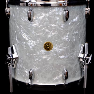 Gretsch 20/12/13/4.5x14" Birdland Drum Set - White Marine Pearl image 5