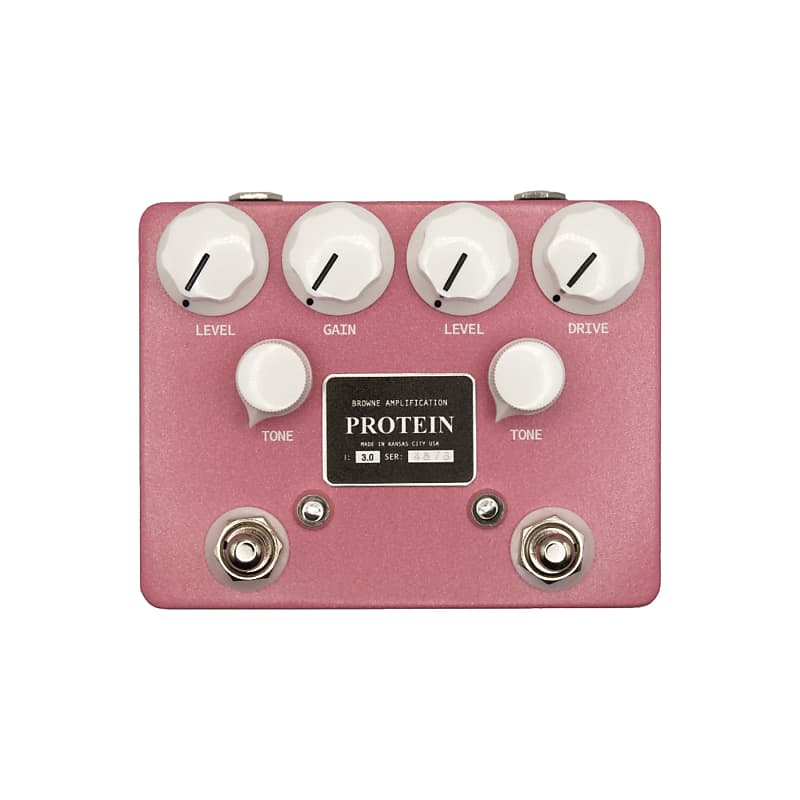 Browne Amplification Protein Dual Overdrive - Pink/White | Reverb