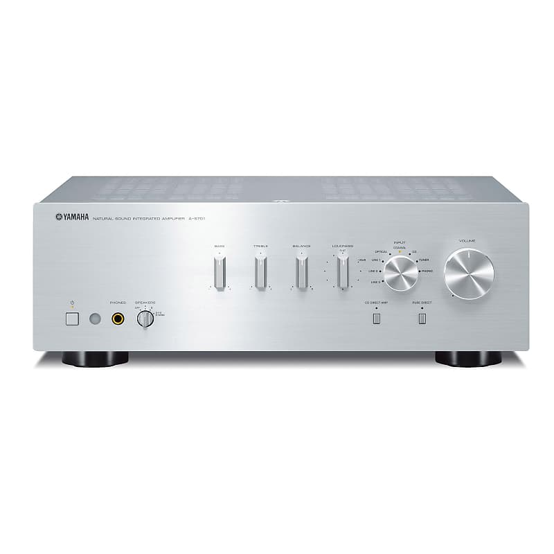 Yamaha: A-S701 Integrated Amplifier Silver (A-S701SL)  			