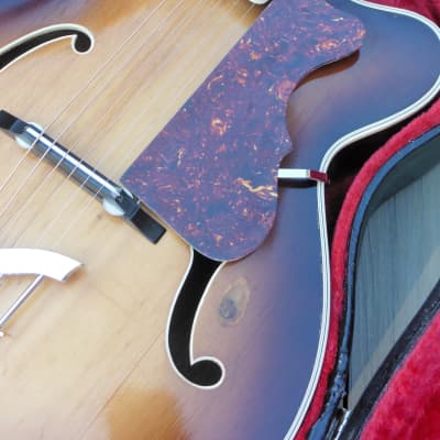 ♫ Hofner President 1957 Vintage Sunburst + Luthier Restored + H/case ♫ image 11