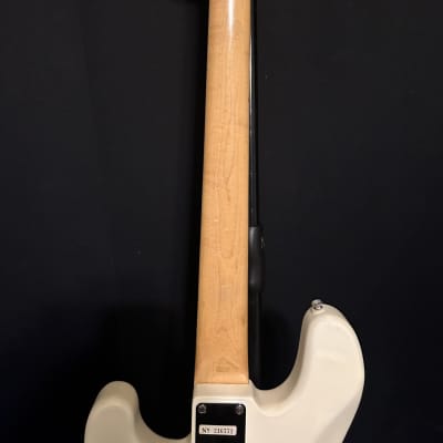 Austin 4-String Electric Bass White P Bass ABP200 w/ Gig Bag #304 image 13