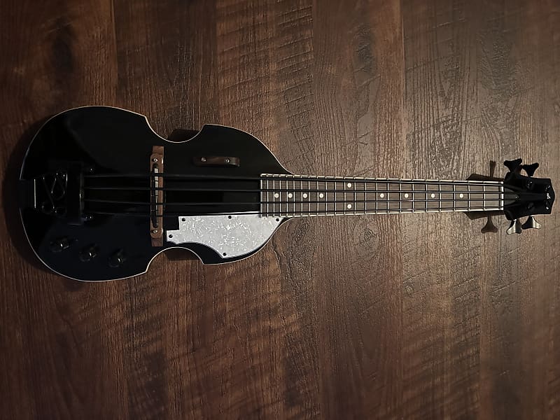 Hadean UKBV20 Violin Bass Ukulele Black Reverb