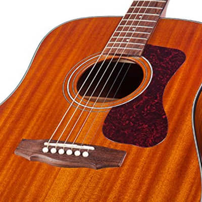 Guild D-120 - Dreadnought Steel String Acoustic Guitar - Solid Mahogany top, back, sides image 4