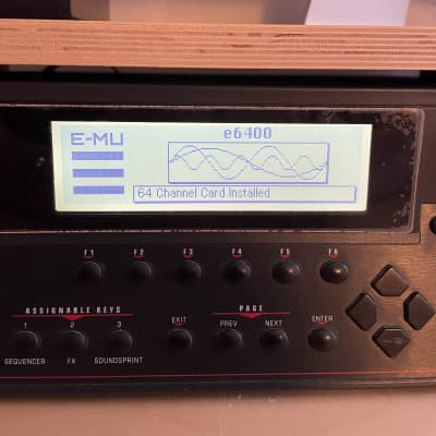 E-MU Systems E6400 Emulator Rackmount 64-Voice Sampler Workstation