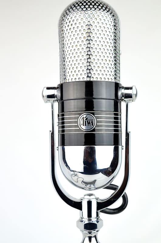 Aiwa VM-12 (600ohm) Vintage Bidirectional Ribbon Microphone RCA 77 Style