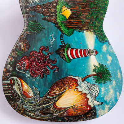 Terra Insolitus hand-painted Guitart by John Lanthier image 4