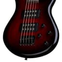 Dean Guitars Dean Edge 2 5-String Bass Guitar - Trans Red, E 2.5 SM TRD