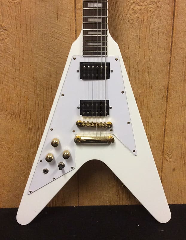 Flying V Electric Guitar (Left Handed) Reverb