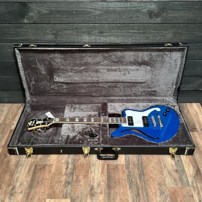 D'Angelico Deluxe Bedford SH Limited-Edition Prototype Semi-Hollow Electric Guitar Sapphire image 11