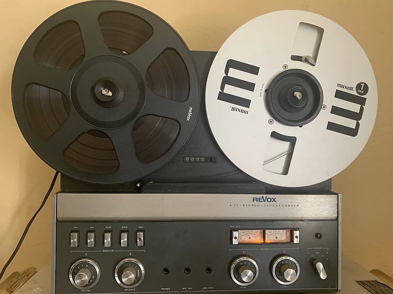 Revox A77 MKIII 2 Track with 7.5 & 15ips speed Demo 