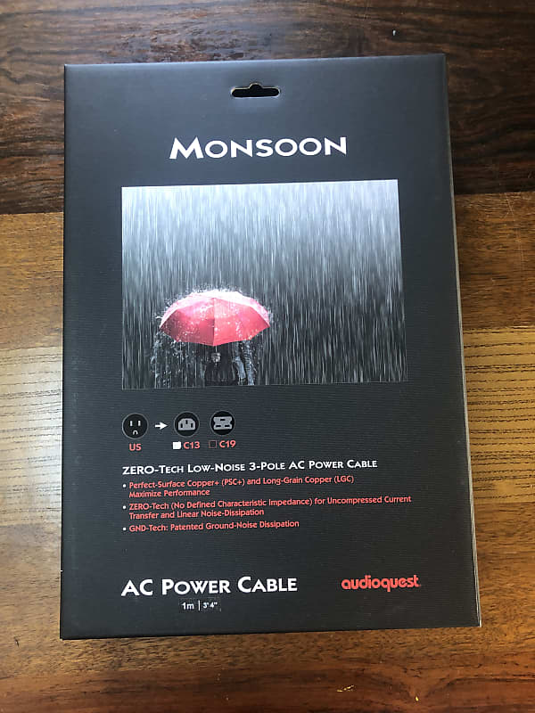 AudioQuest Monsoon AC power cable 1M
