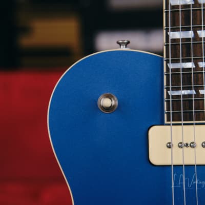 Josh Williams Stella Jr. Electric Guitar #276 - Lightly Relic'd Pelham Blue Finish with  Lollar P90 Soapbar Pickups! image 7