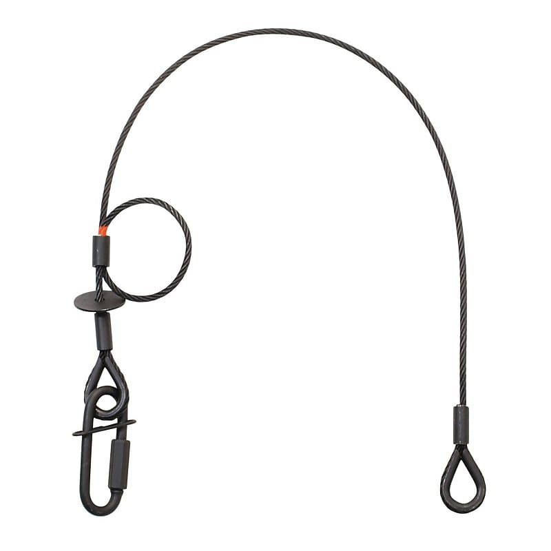 SAVEKING Safety Rope 4x600mm Black to 40kg Safety Reverb