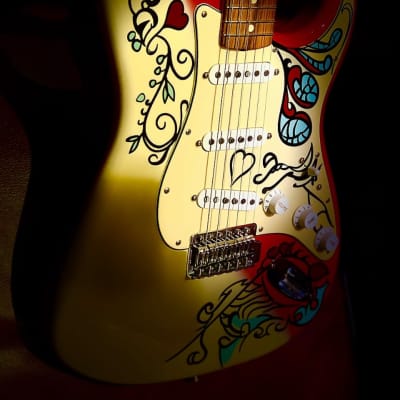 Fender Jimi Hendrix 50th Anniversary Monterey LTD John Mayer Style Artwork for sale