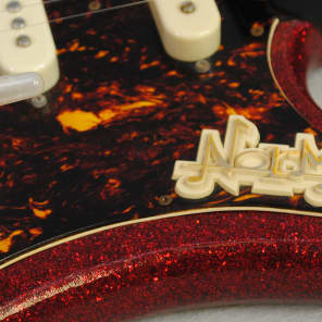 Norma EG-470 Electric Guitar Vintage 1960's Japan Red Sparkle Finish Professionally Set Up! image 4