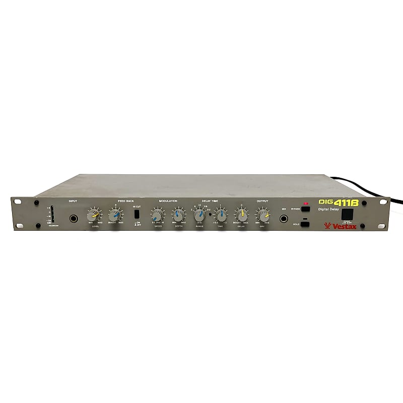 DTM・DAW M3685 Vestax DIG411B digital delay Vestax DIG-411B Digital Delay Rackmount Unit Very Rare Japan