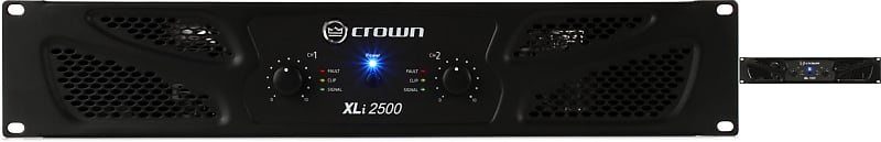 Crown XLi 2500 750W 2-channel Power Amplifier Bundle With | Reverb