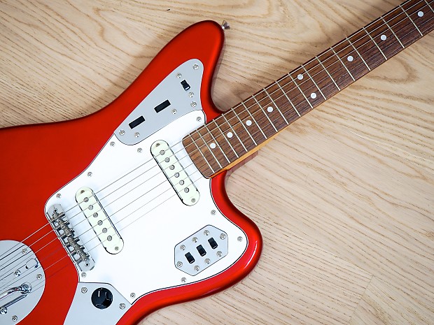 JAGUAR レッド ヴィンテージモデル 1995 Fender Jaguar Vintage Reissue Electric Guitar Candy