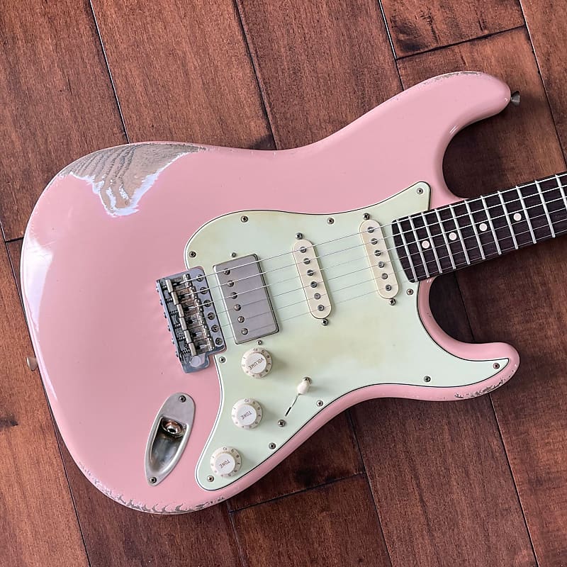 Xotic XSC-2 - Shell Pink over 3TB / Heavy Aged / Alder / R