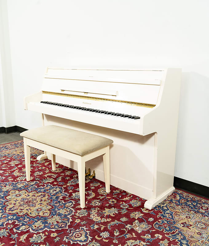 Baldwin E50HPI Upright Piano | Satin White | SN: 1508316 | Used image 1